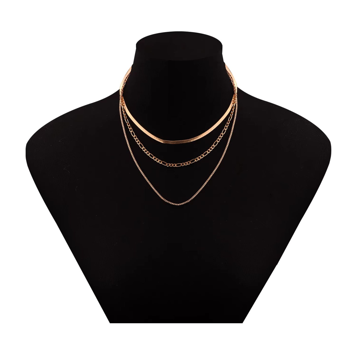 Radiant Golden Necklacet Set